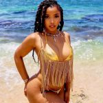 Chloe Bailey Instagram – phone on dnd 💋🏝️