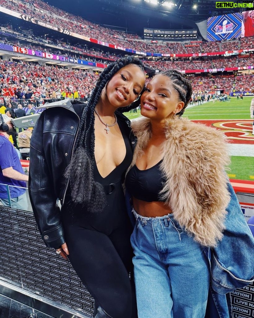 Chloe Bailey Instagram - a time was had 🏈😍 Superbowl