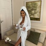 Chloe Khan Instagram - There’s nothing in my coffee cup 🤣 good morning from paradise though . Copacabana Palace, A Belmond Hotel