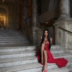 Chloe Khan Instagram - RED OR DEAD 🌹 Knightsbridge