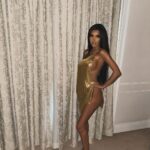 Chloe Khan Instagram - Guys can I wear this dress out ? After the 2nd pic I’m not sure 😅 Rio De Janeiro, Brazil