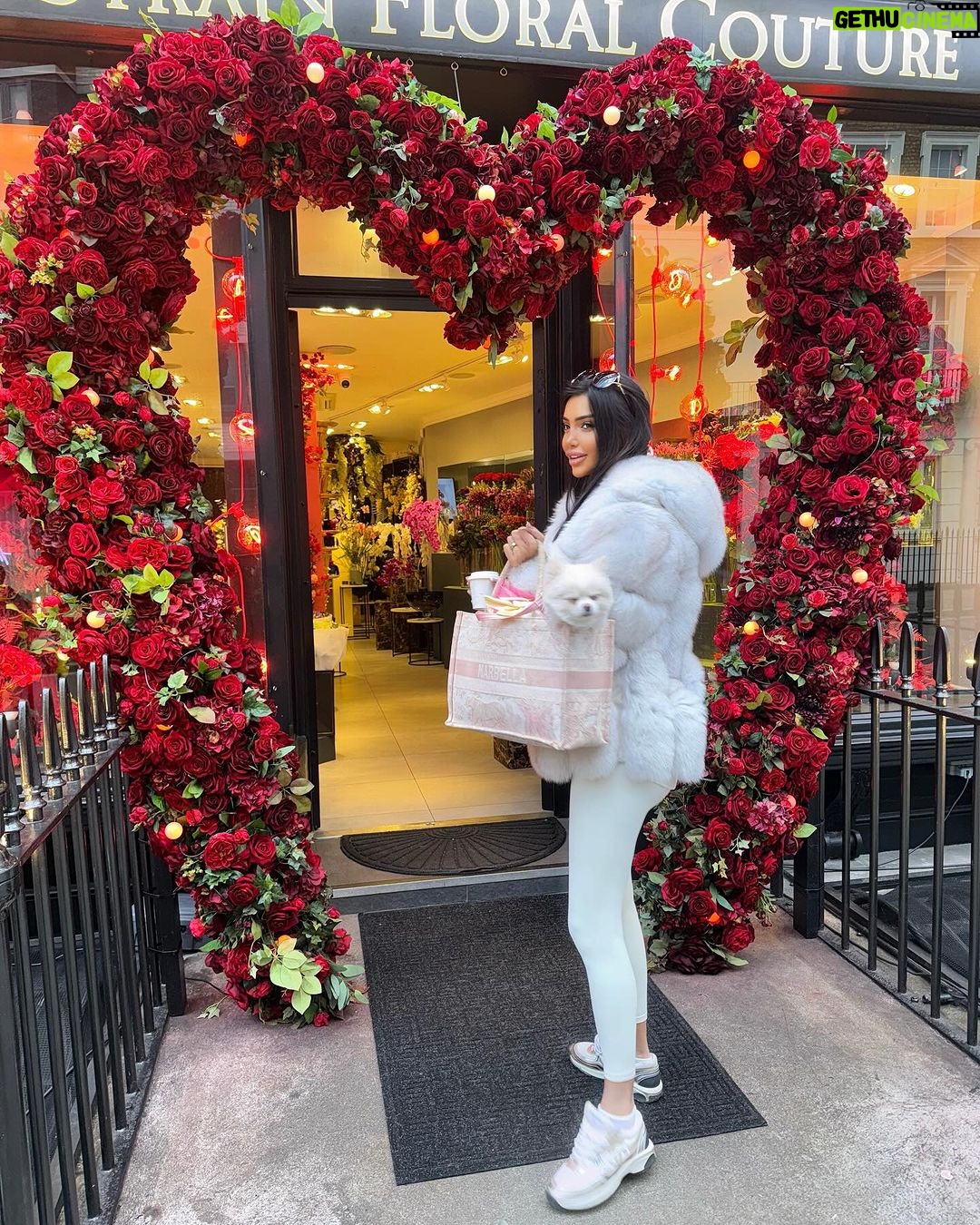 Chloe Khan Instagram - Peaceful day in my peaceful neighbourhood 🌹❤️☕️ Belgravia, London