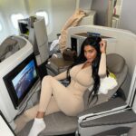 Chloe Khan Instagram - £100 to the first comment to correctly guess where I woke up today ✈️ 🤩 winner @simply_ale14 Fresh faced pic for once :p In The Sky