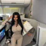 Chloe Khan Instagram - £100 to the first comment to correctly guess where I woke up today ✈️ 🤩 winner @simply_ale14 Fresh faced pic for once :p In The Sky