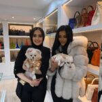 Chloe Khan Instagram - @diorcaviar making friends with Boy at @loveluxury 🐾 Love Luxury