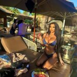 Chloe Khan Instagram - Life is better in a bikini 💙🌊 Famous Beach
