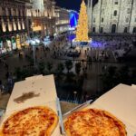 Chloe Khan Instagram - Pizza with VIEWS 🍕 Doumo Milan Italy