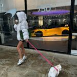 Chloe Khan Instagram - Rainy days ☔️ Knightsbridge