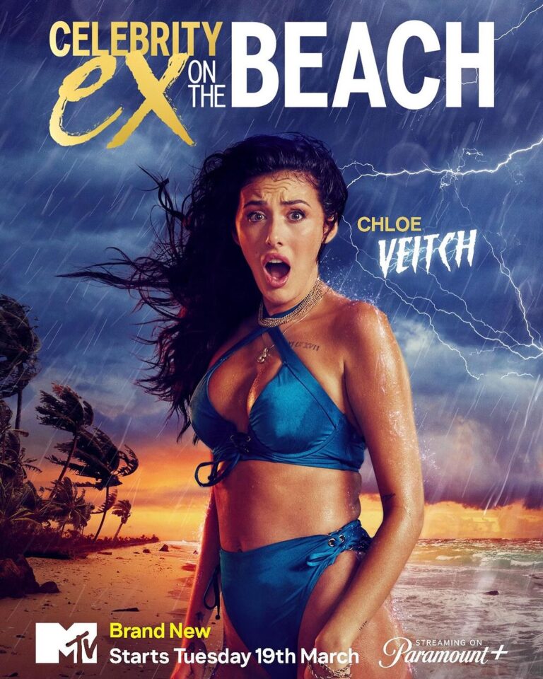 Chloe Veitch Instagram - GET READY FOR THE STORM | 19th MARCH ⛈️ @mtvuk @paramountplusuk #celebex