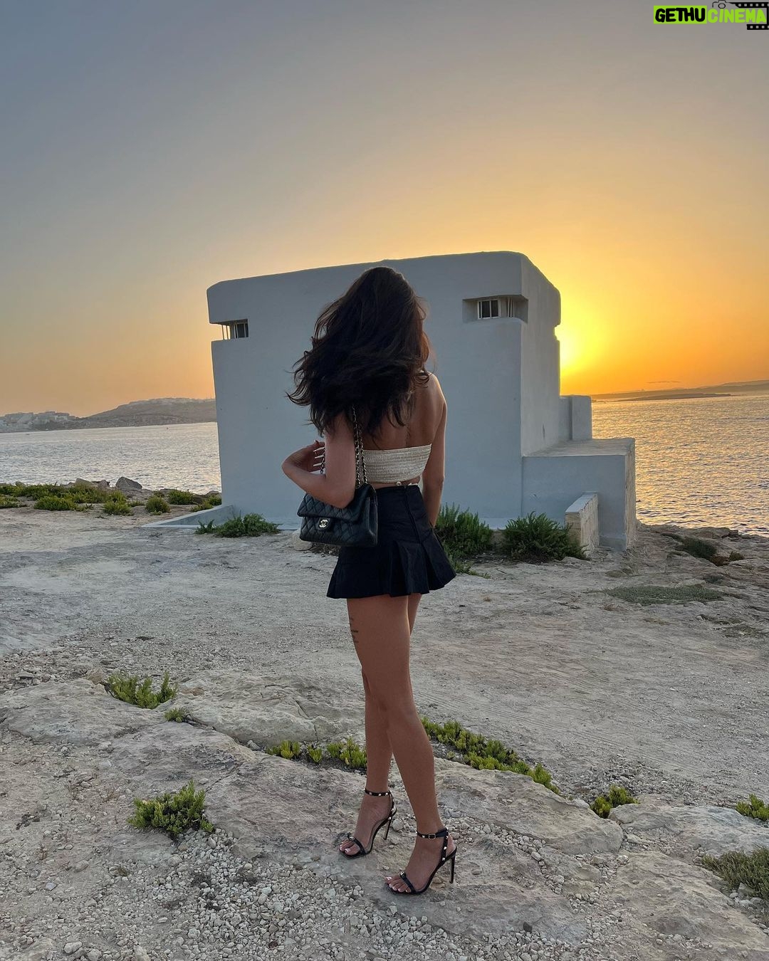 Chloe Veitch Instagram - Sunset chaser ⛅️ Valletta, Malta