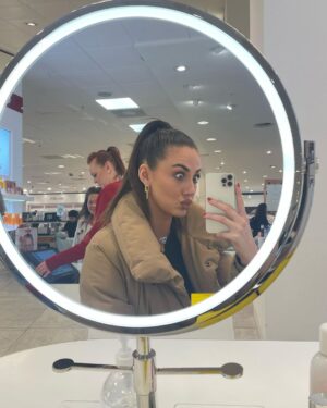 Chloe Veitch Instagram - My toxic trait is knowing I can’t eat cheese but eating it anyway. 🧀