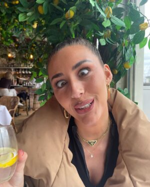 Chloe Veitch Instagram - My toxic trait is knowing I can’t eat cheese but eating it anyway. 🧀