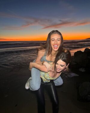Chloe Veitch Instagram - This years been an unexpected one, finding love, finding more life long friends, hitting my first million on tiktok, Being sober, being on my 3rd no1 Netflix show, moving to LA and a proposal?  Also it’s my birthday Sunday I’ll be FUGGIN 24😭💀 💍