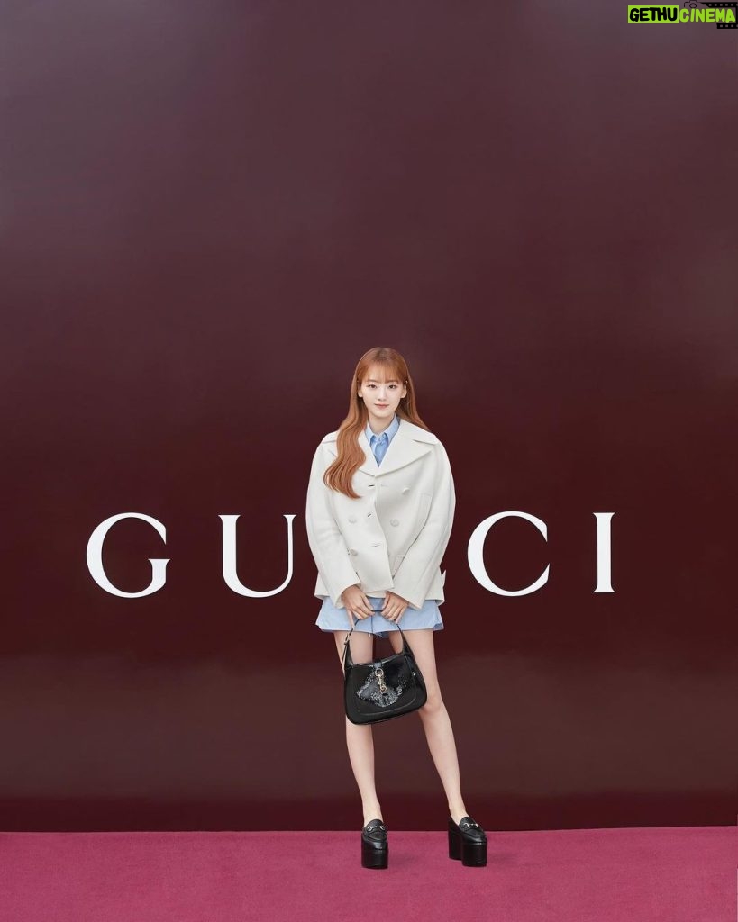 Cho Yi-hyun Instagram - #GucciAncora, #GucciSS24 구찌 2024 봄-여름 컬렉션 런칭 기념파티 다녀왔어요🤎