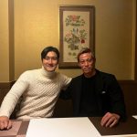 Choi Si-won Instagram - Welcome to Korea, my friend @keisukehonda A night of great inspiration and good vibes! 🤟🏼 Seoul, Korea