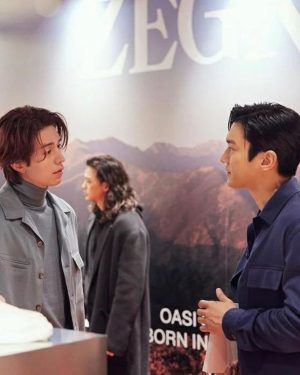 Choi Si-won Instagram - 💙 @zegnaofficial #ZEGNA #BornInOasiZegna #OasiCashmere
