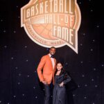 Chris Bosh Instagram - What a night. And the orange jacket fits just right. Honored to receive my @hoophall ring and jacket tonight beside some legends of the game. Big speech tomorrow. Can’t wait. #BoshHoF #21HoopClass Mohegan Sun
