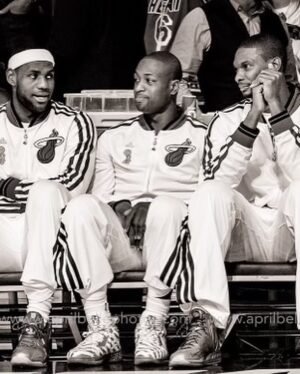 Chris Bosh Instagram - Big shots. Big blocks. Big wins. We hung banners and took home titles for the city of Miami. 

In the process, I made brothers for life. #BoshHoF #21HoopClass