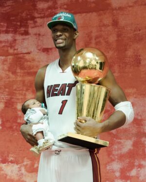 Chris Bosh Instagram - Big shots. Big blocks. Big wins. We hung banners and took home titles for the city of Miami. 

In the process, I made brothers for life. #BoshHoF #21HoopClass