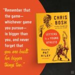 Chris Bosh Instagram - You’re here to PLAY BIG. A reminder today: be fueled by PURPOSE and PASSION. If you’re in the middle of a challenge, there’s a bigger message waiting for you. 👊🏿#LettersToaYoungAthlete