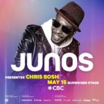 Chris Bosh Instagram – Big day in Toronto! Honored to be here @thejunoawards Toronto, Ontario