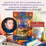 Chris Colfer Instagram - Hey East Coast! Looking forward to seeing you all next week at @bookendsnj! I’m very excited to return to the scene of my very first signing. They can also do international shipping for anyone overseas. (Link in bio!) #booksigning #bookstagram #newjersey #newyork #newengland #thelandofstories