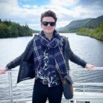 Chris Colfer Instagram - We didn’t see Nessie but she definitely heard us. 🦕🏴󠁧󠁢󠁳󠁣󠁴󠁿 Loch Ness
