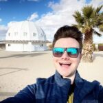 Chris Colfer Instagram - Back at the #Integratron! This place is PURE magic! Everyone needs to check it out! 👽🛸🌵🧘🏻‍♂️🪐@integratronofficial The Integratron