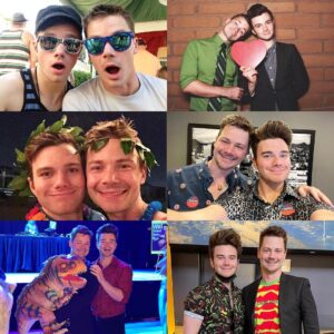 Chris Colfer Instagram - Happy 10 Years, Will! Thank you for a decade of laughs and adventures! I love you. ❤️