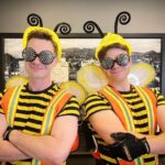 Chris Colfer Instagram – Hardest workers on the planet. 🐝 #SaveTheBees #HappyHalloween