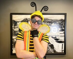 Chris Colfer Instagram - Hardest workers on the planet. 🐝 #SaveTheBees #HappyHalloween