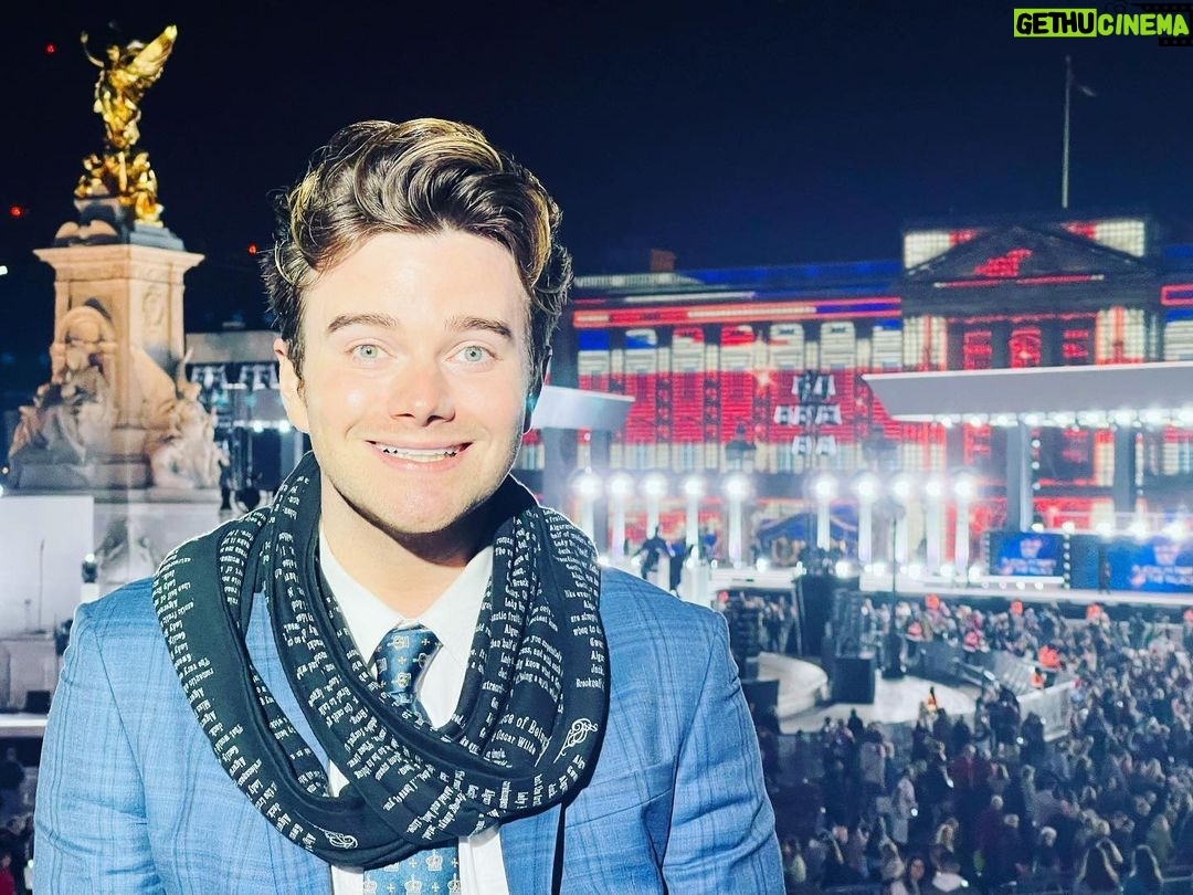 Chris Colfer - 84.7K Likes - Words cannot describe how much fun I had at the Buckingham Palace #PlatinumJubileeCelebration last night. Huge thank you to my amazing and phenomenally talented friend @adamlambert for inviting me. ππ¬π§