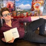 Chris Colfer Instagram - This #BlackFriday stop by your local @barnesandnoble for a signed copy of #ATaleOfSorcery! (Obnoxious author not included.) #BNSignedEditions #ATaleOfMagic #TheLandOfStories #GiftsForKids #HolidayShopping