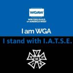 Chris Colfer Instagram – #Iatse #wga #writersguildofamerica #sagaftra #screenactorsguild