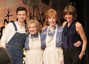 Chris Colfer Instagram - Thank you for sharing your beautiful light with us, Betty. It was a dream come true getting to know you and I’ll never forget all the wonderful stories you shared. The world was a much better place with you in it. ❤️