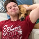 Chris Colfer Instagram - This guy has a big surgery today. Please wish him well! 🥰❤️