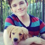 Chris Colfer Instagram - Our beautiful and beloved Cooper has crossed the rainbow bridge. He was the most loving dog I’ve ever known, always the life of the party, a natural ladies man, an obsessive athlete, the warmest snuggle-bug, and sometimes a total diva. Cooper cast a spell on everyone he met. On the day we adopted him from the @SCGRR, the whole neighborhood came to his foster home to wish him farewell. On the the day we lost him, the entire staff of the veterinarian hospital came to his room to say goodbye. The hardest part of being his dad was knowing I’d never be as attractive, charismatic, or photogenic as him. The rest was heaven. Your daddies love you so much, Scoop-Scoop. Thanks for being our bubba. We will miss you forever. ❤️