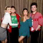 Chris Colfer Instagram - Had a blast with the #Glee gang at this year’s #Snixxmas fundraiser. It’s streaming on Mandolin.com and the proceeds go to @alexandriahousela in honor of our amazing friend #NayaRivera. 🎅🏼🎄❤️ 📸: @wesandalex