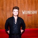 Chris Colfer Instagram - Big thank you to the geniuses at @Netflix who threw a drag show to celebrate @wednesdaynetflix. Can’t wait for the show to air!!! Also, @therealtsmadison, I love you. #WednesGay