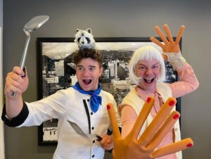 Chris Colfer Instagram - Happy Halloween!!! We’re our favorite 2022 characters, from our favorite 2022 movie! 🎃🦝#HappyHalloween #EverythingEverywhereAllAtOnce #ForYourConsideration #NotAnAdJustLoveTheMovie