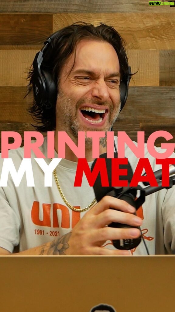 Chris D'Elia Instagram - The future is crazy! Printed food?! New episode today on YouTube #congratulationspod