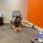 Chris D'Elia Instagram - Stretching for tour - Chrisdelia.com let’s go!