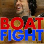 Chris D'Elia Instagram - This boat fight is crazy! Here’s a clip so everyone can call me racist. New episode patreon today YouTube tomorrow. Yay they are restricting me!!! #congratulationspodcast #boatfight