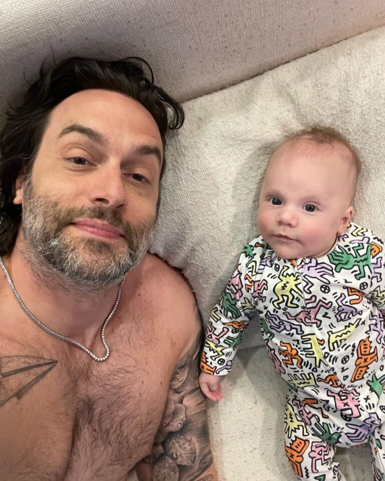 Chris D'Elia Instagram - The homie Billy is THREE MONTHS!!! ❤️❤️❤️ - Life is GOOD!!!