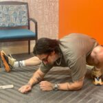 Chris D'Elia Instagram - Stretching for tour - Chrisdelia.com let’s go!