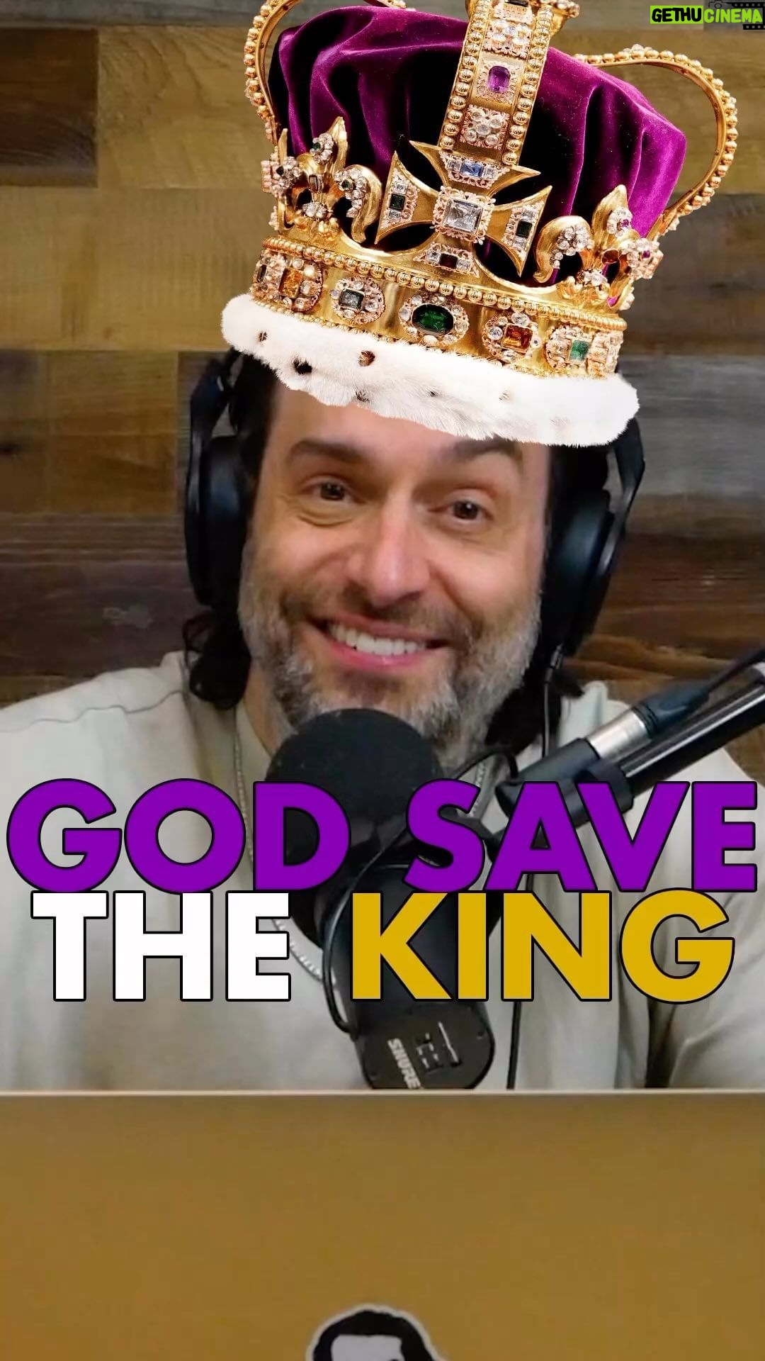 Chris D'Elia Instagram - I break down the kings coronation on the new episode out today! Spoiler alert! It was boring!!!!