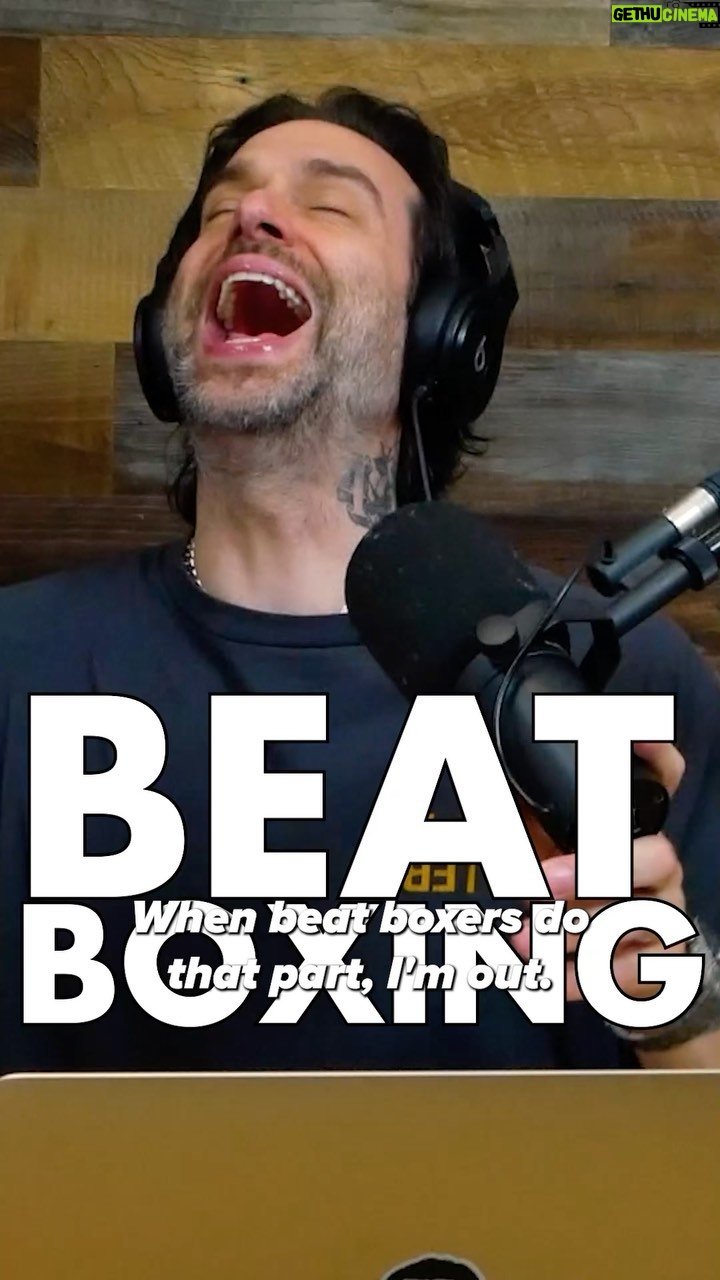 Chris D'Elia Instagram - Beatboxing. Today on patreon. Tomorrow YouTube.