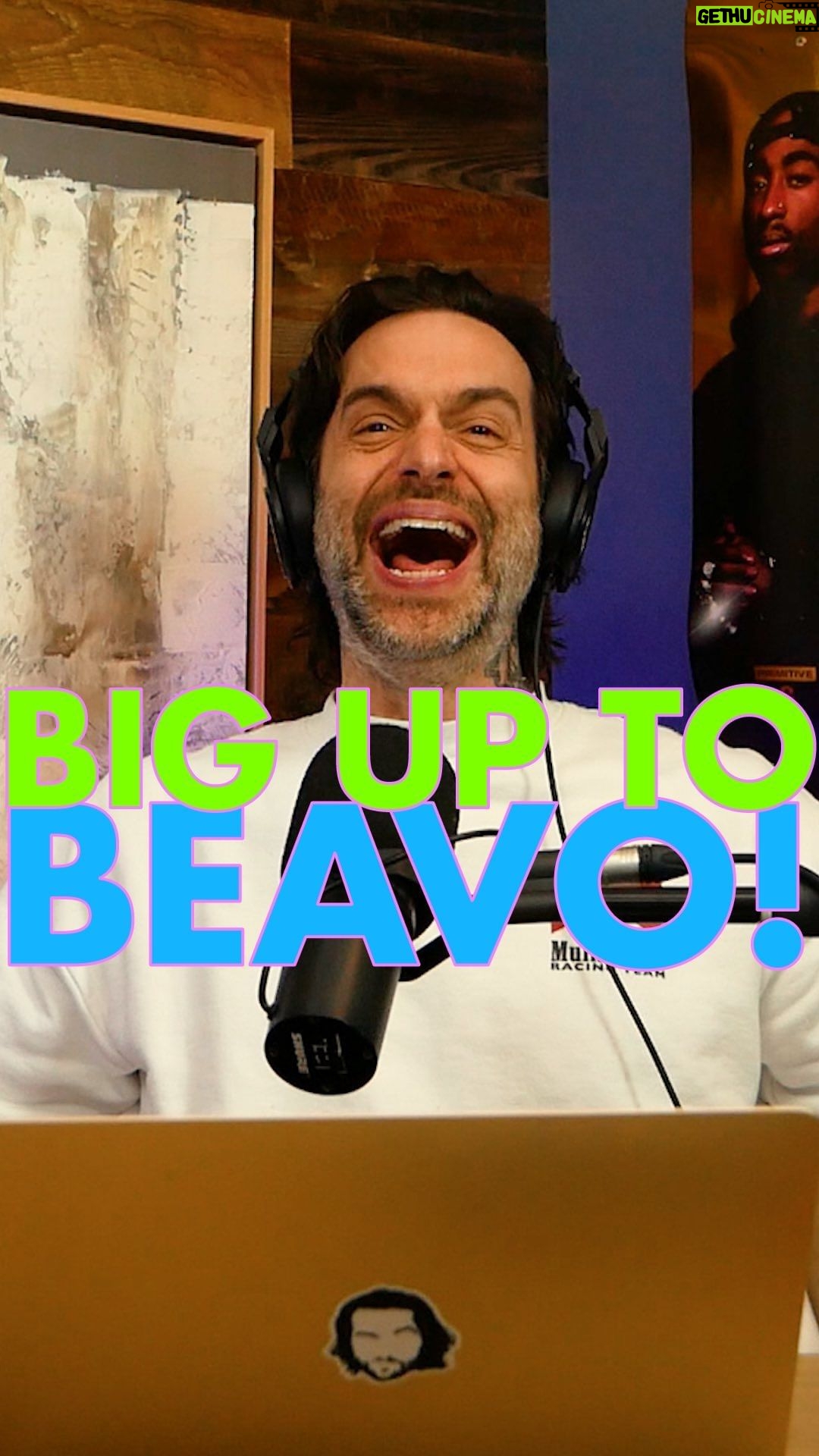Chris D'Elia Instagram - Beavo is my new hero. Big up @beavoofficial #congratulationspodcast #beavo #chrisdelia