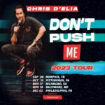Chris D'Elia Instagram - All new dates are live NOW presale code - DONTPUSHME
