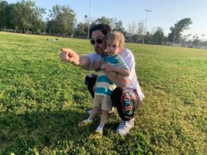 Chris D'Elia Instagram - Sunday with the boy. I’m in love. Mom and Billy-Boy are at home CHILLIN!! The last slide catch my hops pretty good for 43.
